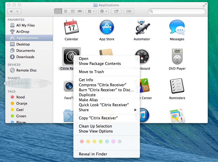 citrix receiver for mac version